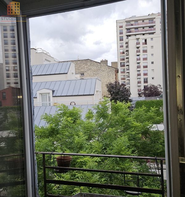 Studio 17m² Paris 19e - Vue jardin, dernier étage calme - Photo 3