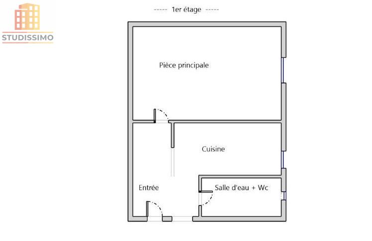 Studio 24m² Paris 11e - Photo 2