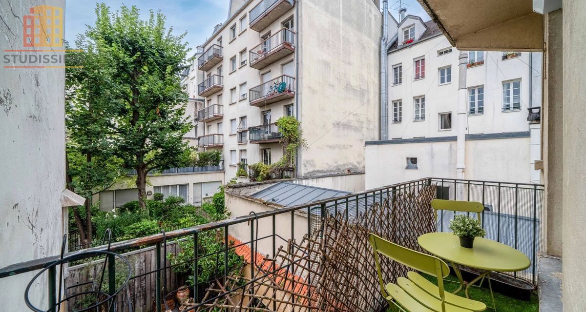 Studio 33m² Paris 5e - Balcon, lumineux - Photo 2