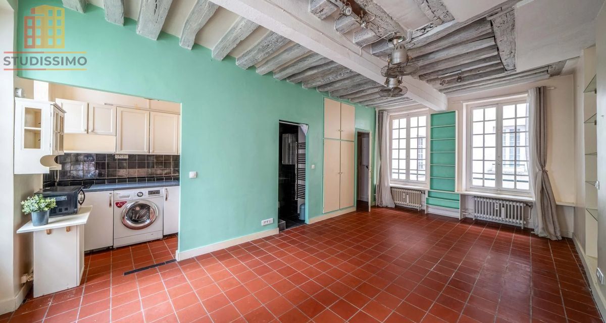 Studio 33m² Paris 5e - Balcon, lumineux - Photo 1