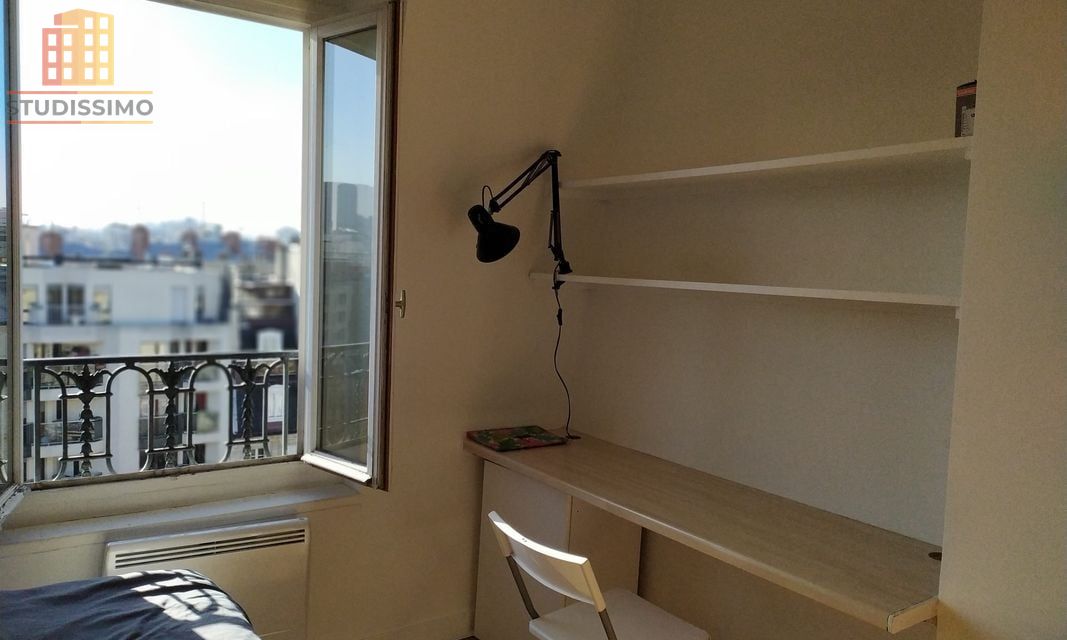 Studio meublé 9m² Paris 13e Square Arago - Dernier étage - Photo 1