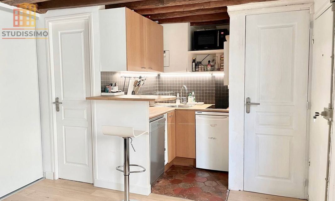 Studio 18m² Paris 2e Sentier - Étage élevé, lumineux - Photo 1