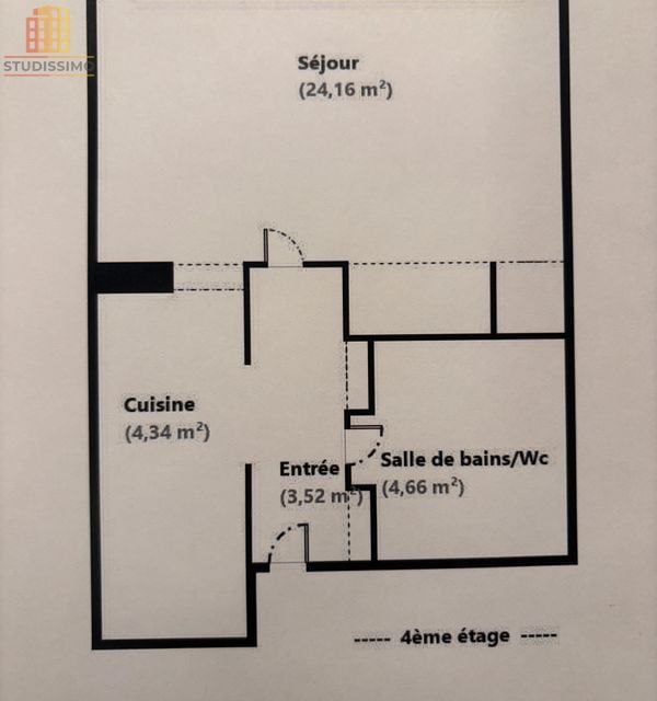 Studio 36m² Paris 8e Friedland - Transformable en 2 pièces - Photo 4