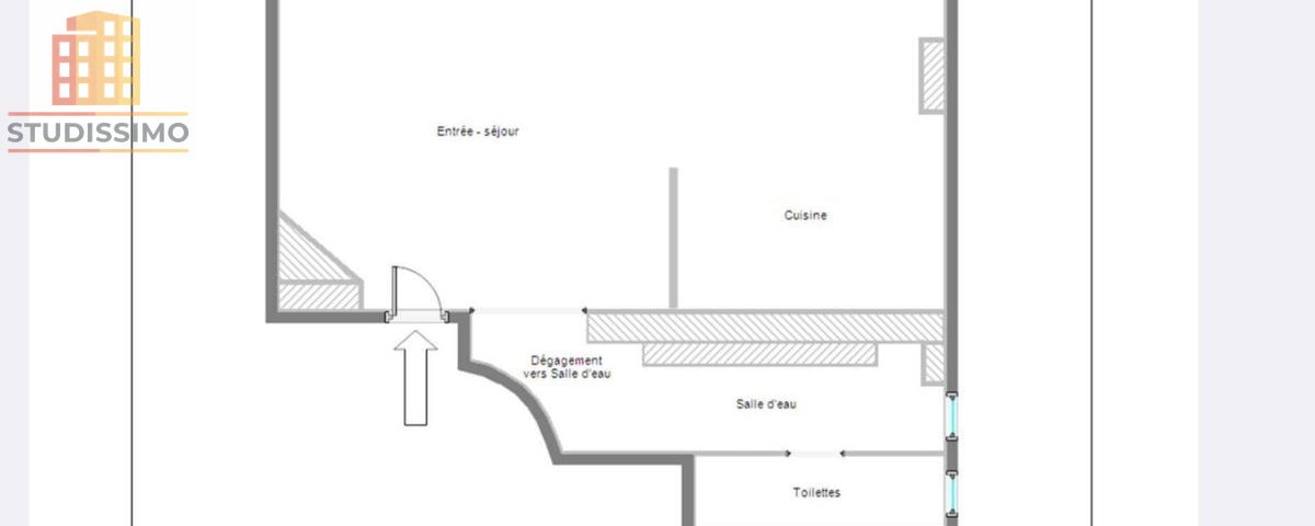 Studio 30m² Ivry-sur-Seine - Travaux à prévoir - Photo 1