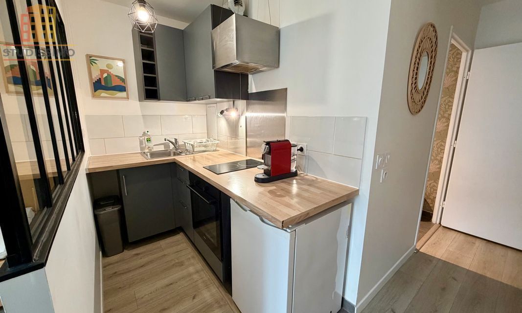 Studio 25m² Franconville - Jardin privatif, parking PMR - Photo 8