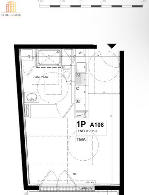 Studio 29m² Montévrain - Lumineux, proche commerces - Photo 2