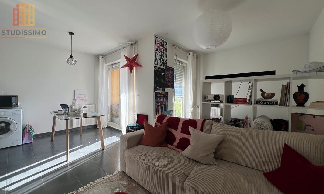 Studio 28m² Lyon 8e - Loggia - Photo 1
