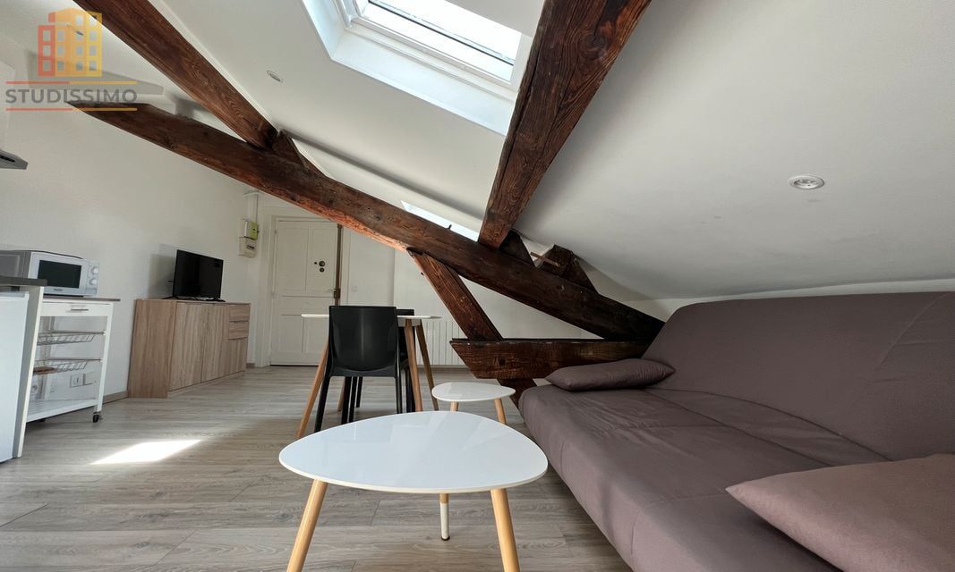 Studio 25m² Lyon 3e - Meublé, dernier étage - Photo 1