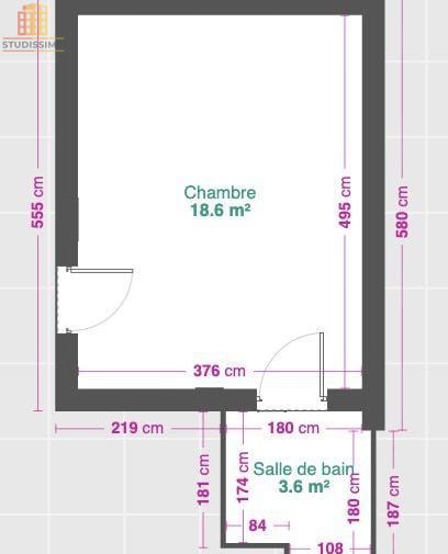 Studio 22m² Marseille 6e - Rue Saint-Jacques - Photo 2