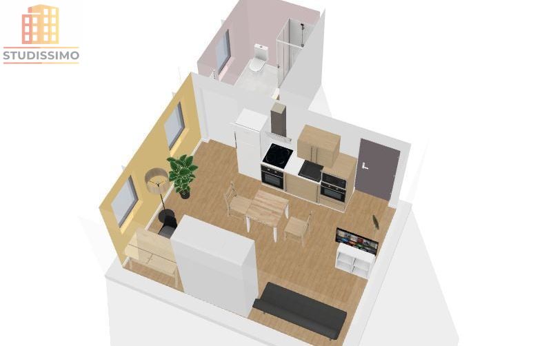 Studio 24m² Marseille 6e - Rue Saint-Jacques, calme - Photo 1
