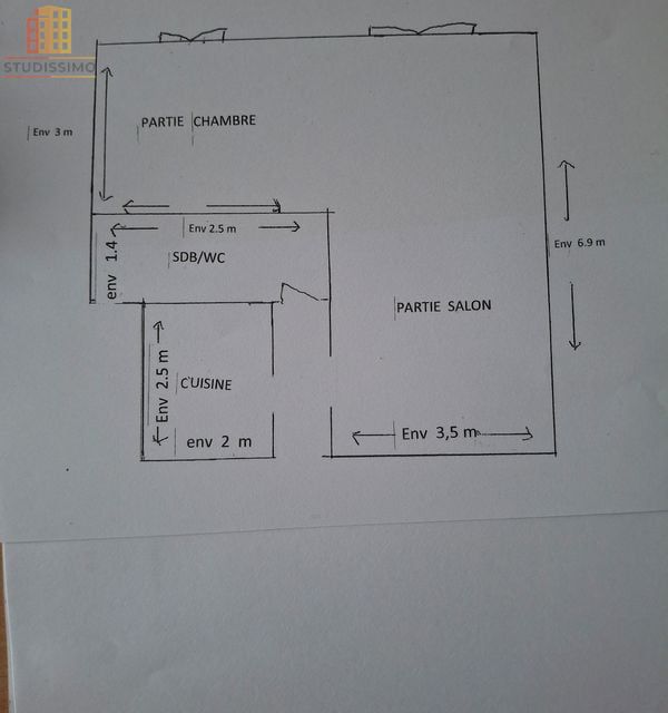 Studio 45m² Cannes Pointe Croisette - Cave, très bon état - Photo 2