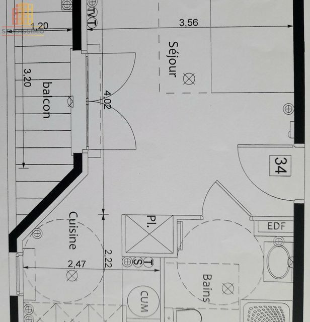 Studio 24m² Nice centre - Étage élevé, DPE C - Photo 2