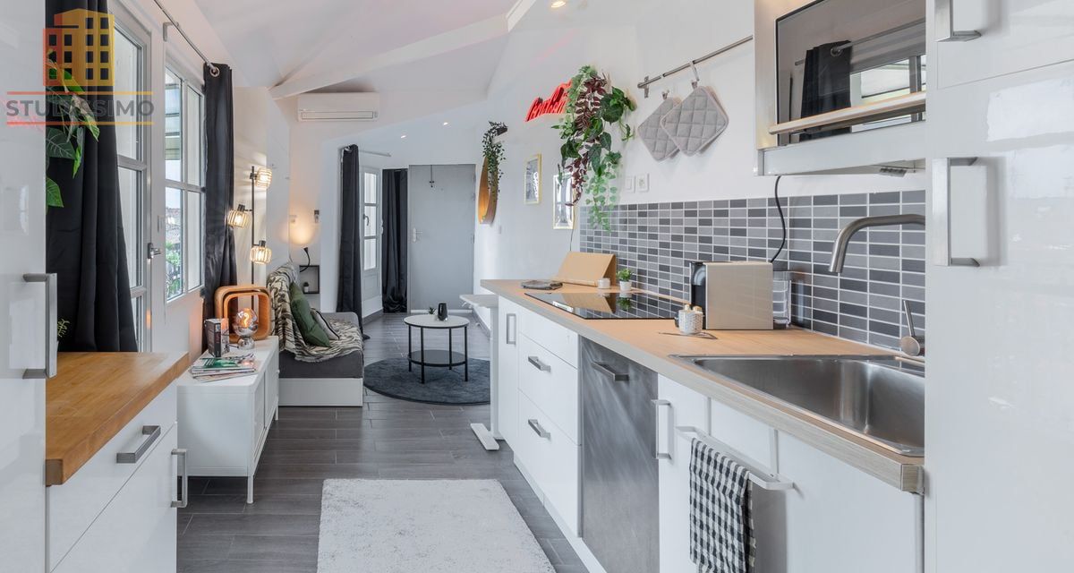 Studio 25m² Montpellier Écusson - Loggia, terrasse privée - Photo 13