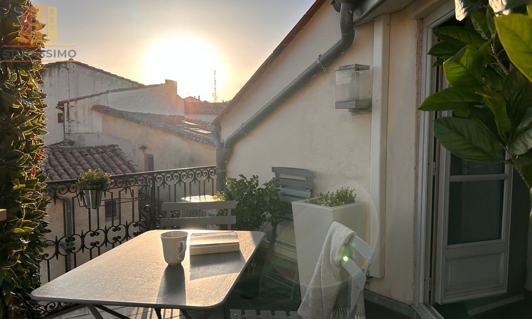 Studio 25m² Montpellier Écusson - Loggia, terrasse privée - Photo 7