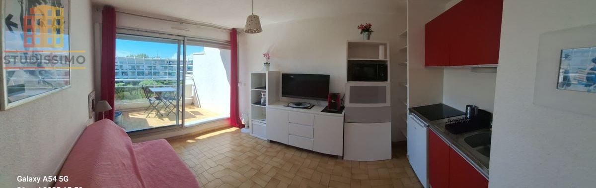 Studio 18m² La Grande-Motte - Terrasse, parking - Photo 6