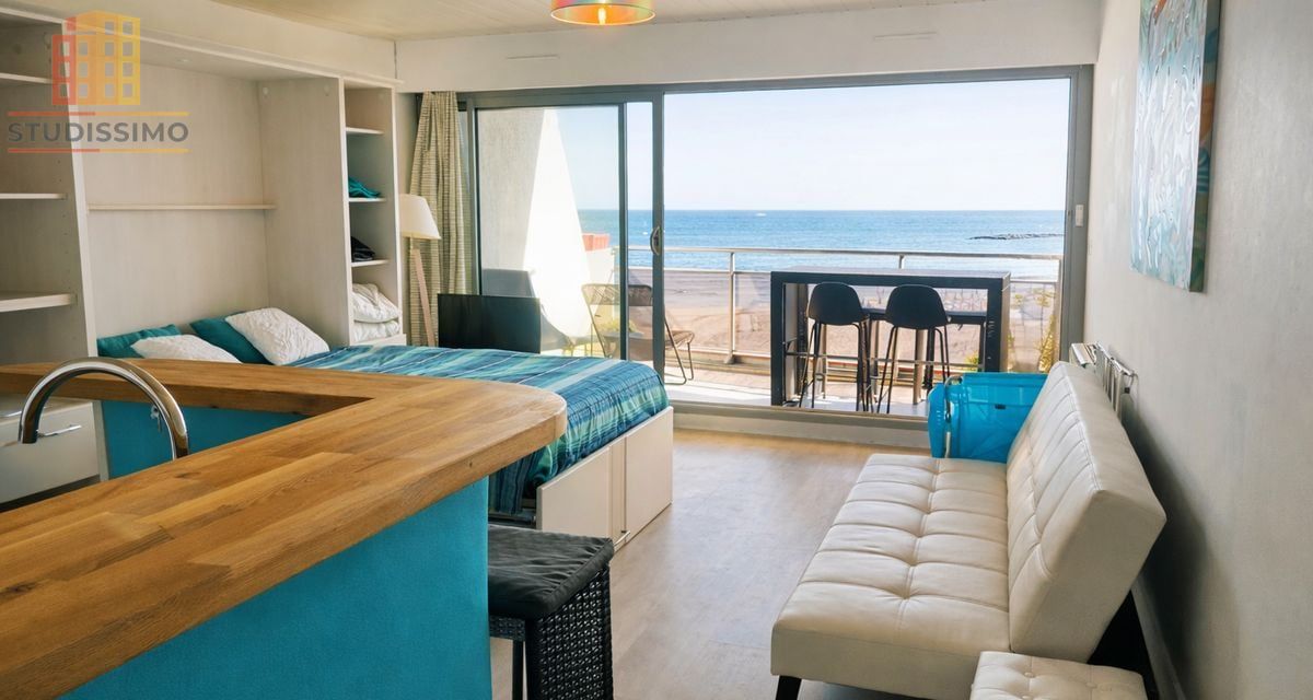 Studio 35m² Palavas-les-Flots - Vue mer, terrasse - Photo 1