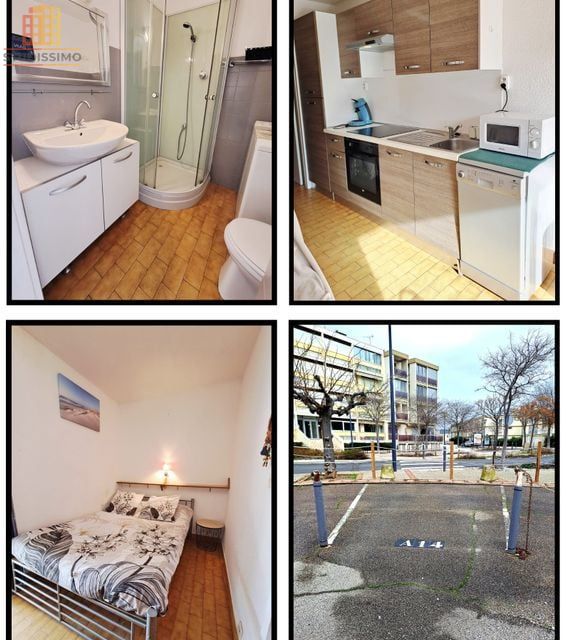 Studio 20m² Balaruc-les-Bains - Grande terrasse, parking - Photo 2