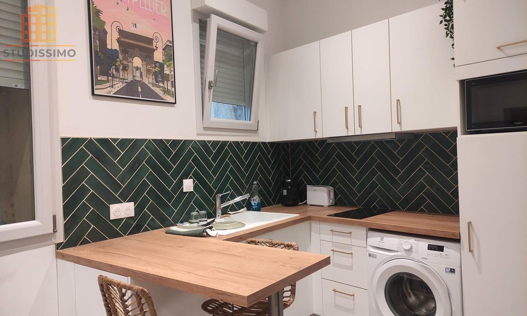 Studio meublé 25m² Montpellier centre - Meublé, lumineux - Photo 1