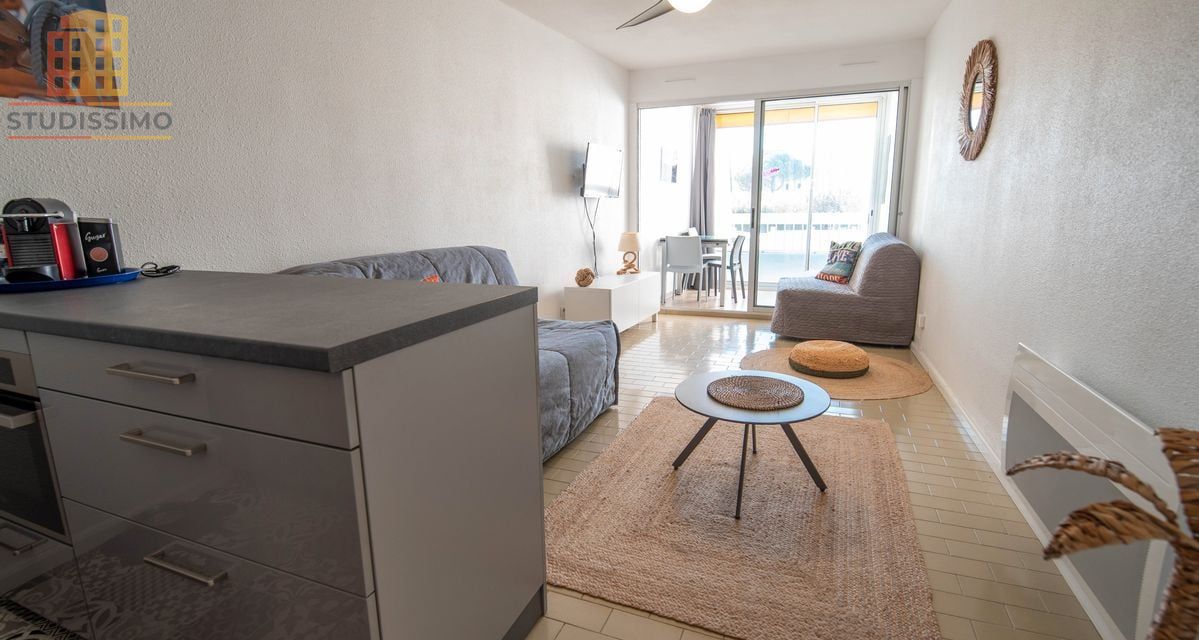 Studio 26m² La Grande-Motte - Lumineux, proche plage et parking - Photo 12