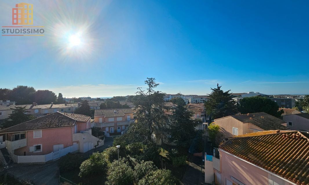 Studio 21m² Sète - Terrasse, parking privatif - Photo 1