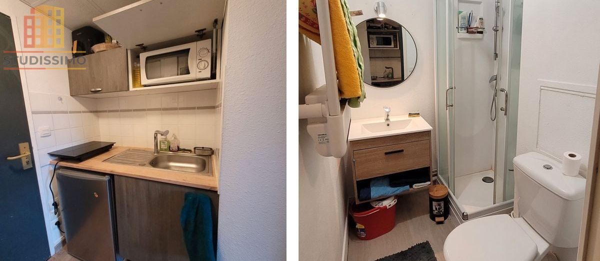 Studio meublé 17m² Lille centre - Dans résidence étudiante - Photo 1