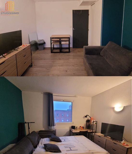 Studio meublé 17m² Lille centre - Dans résidence étudiante - Photo 2