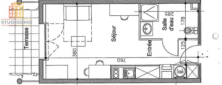 Studio 25m² Le Rheu 35650 - Résidence hôtelière, idéal investissement - Photo 1