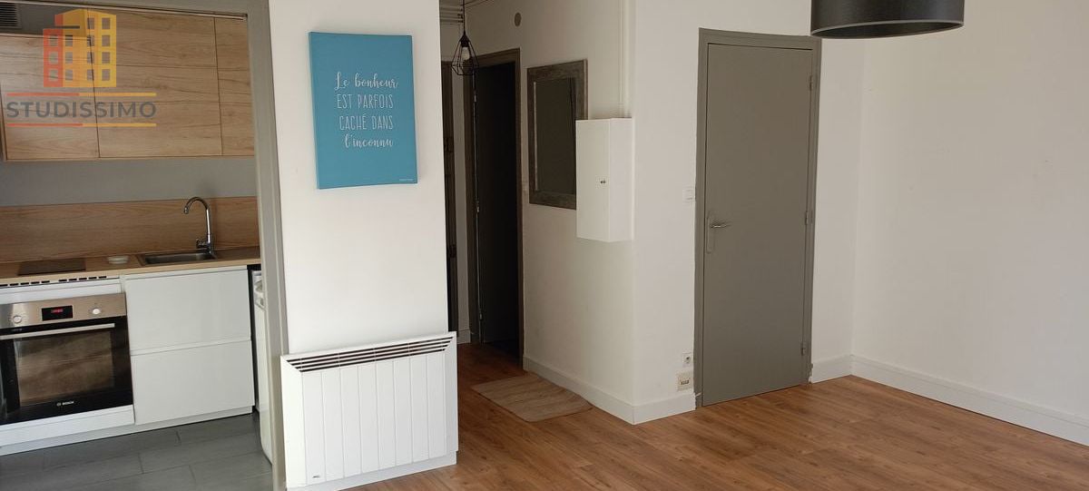 Studio 27m² Grenoble centre - Étage élevé, lumineux - Photo 1
