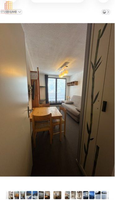 Studio 18m² Le Haut-Bréda 38580 - Balcon, casier à ski - Photo 1