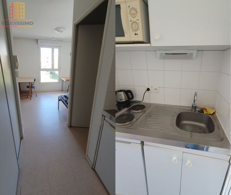 Studio 19m² Grenoble centre - Résidence étudiante - Photo 1