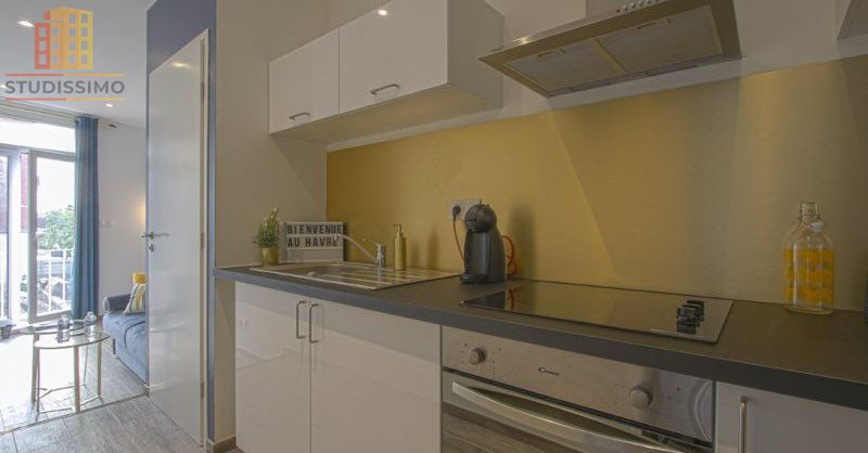 Studio 23m² Le Havre 76600 - Loué meublé, décoration moderne - Photo 2