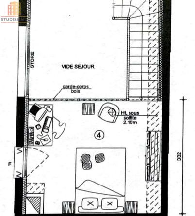 Studio 34m² Rouen Châtelet - Parking, balcon - Photo 2