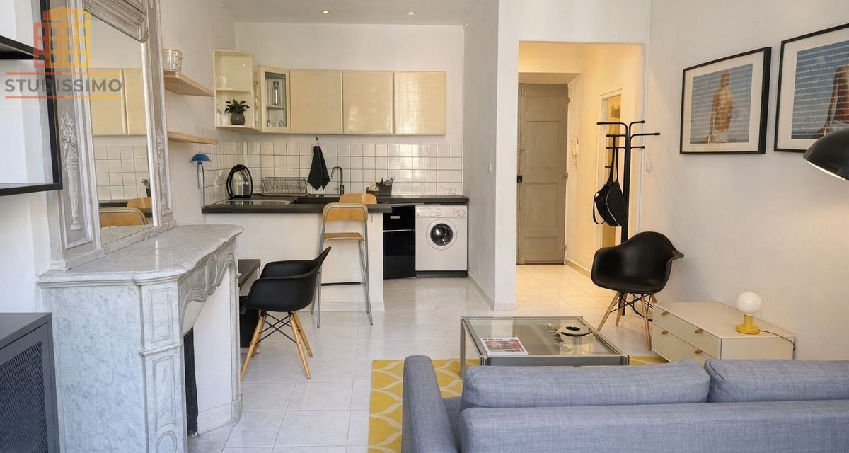 Studio 33m² Toulon centre - Lumineux, belle hauteur sous plafond - Photo 1