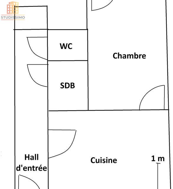 Studio 28m² Chambéry - Aucun caractère mentionné - Photo 5