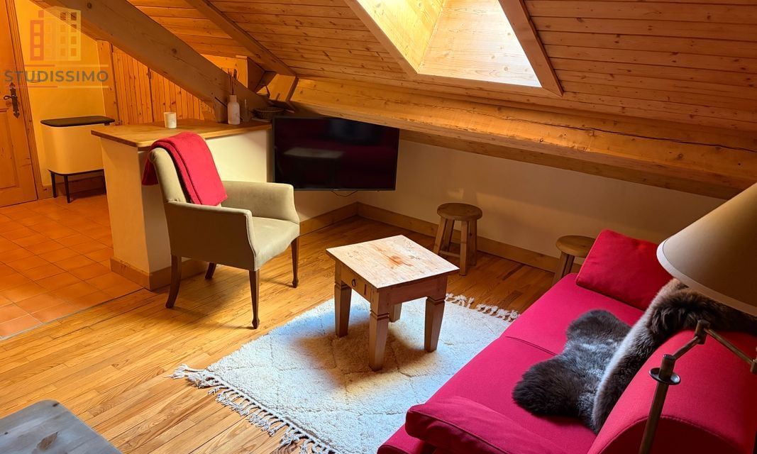 Studio 18m² Megève centre - Dernier étage, lumineux - Photo 9
