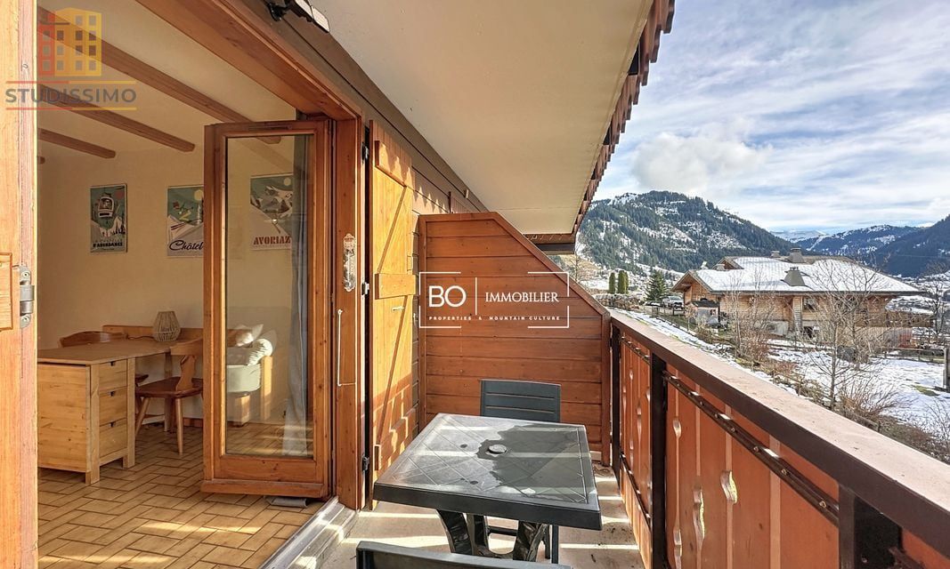 Studio 23m² Châtel 74390 - Coin nuit fermé, vue montagne - Photo 4