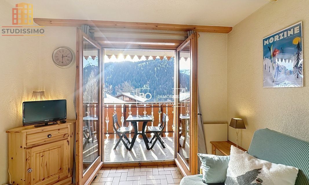 Studio 23m² Châtel 74390 - Coin nuit fermé, vue montagne - Photo 3