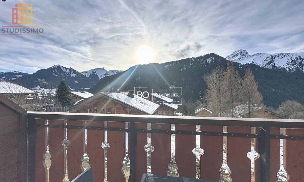 Studio 23m² Châtel 74390 - Coin nuit fermé, vue montagne - Photo 2