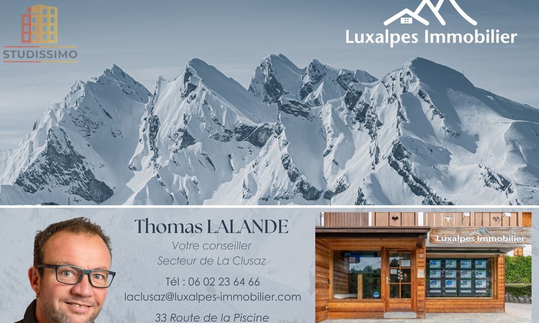 Studio 25m² La Clusaz - Lumineux, vue montagnes - Photo 2