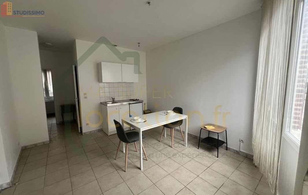 Studio meublé 26m² Saint-Quentin - Meublé, DPE D - Photo 2