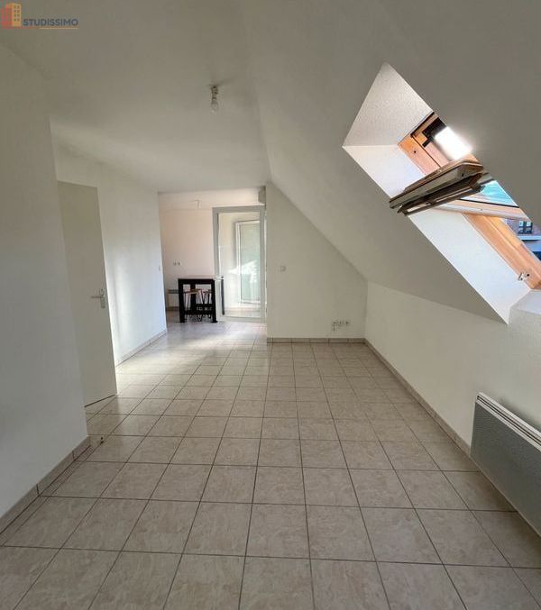 Studio 33m² Saint-Quentin centre-ville - Lumineux, terrasse - Photo 2