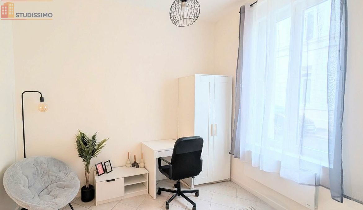 Studio meublé 16m² Saint-Quentin centre-ville - Meublé, 1 pièce - Photo 1