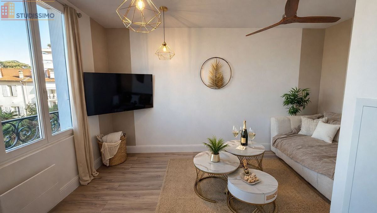 Studio meublé 30m² Cannes Montfleury - Grand, lumineux - Photo 2