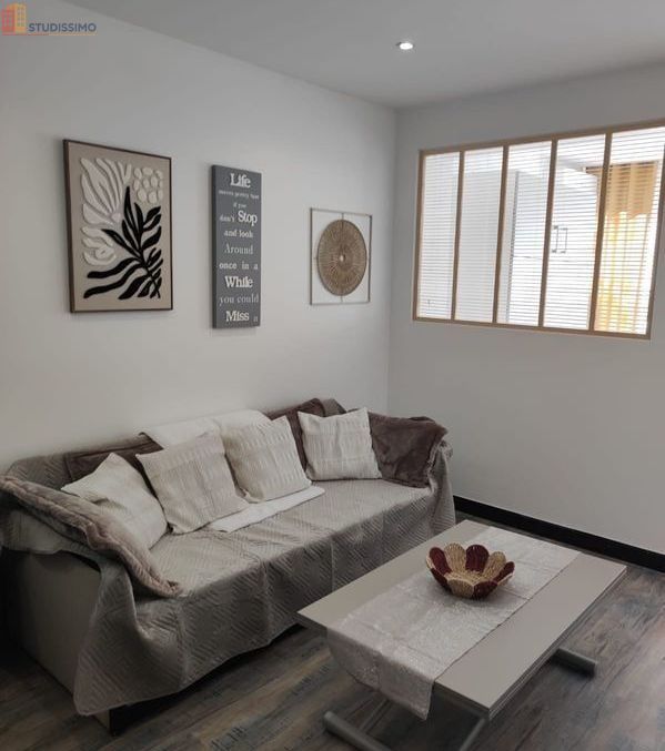 Studio meublé 35m² Villeneuve-Loubet - Meublé, 1er étage - Photo 1