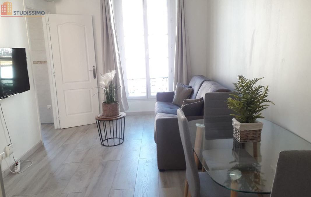 Studio meublé 22m² Nice centre - Balcon, rue de la Liberté - Photo 1