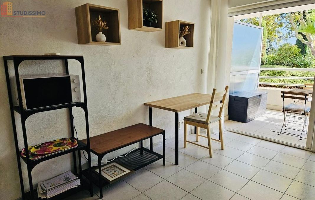 Studio 19m² Nice 06200 - Climatisé, terrasse - Photo 1
