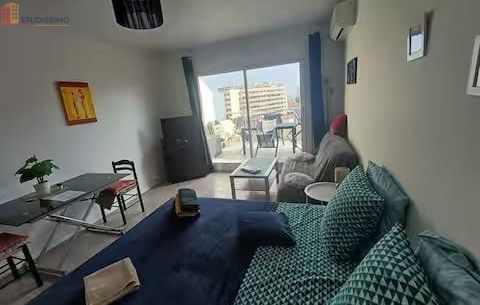 Studio meublé 32m² Antibes - Terrasse 12m², lumineux - Photo 1