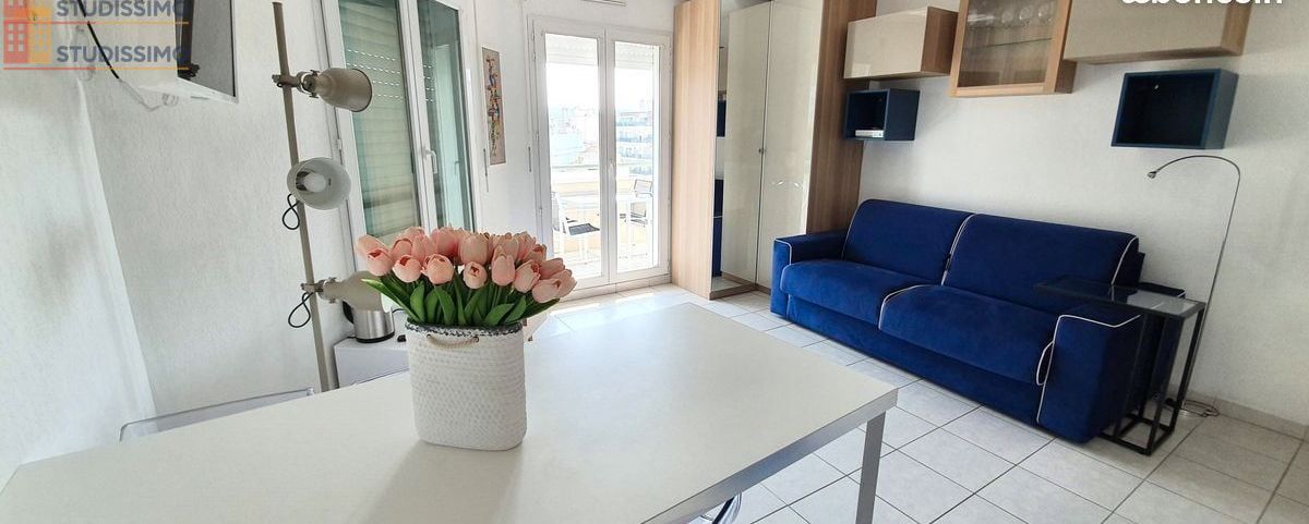 Studio meublé 30m² Nice centre - 7e étage, lumineux - Photo 1