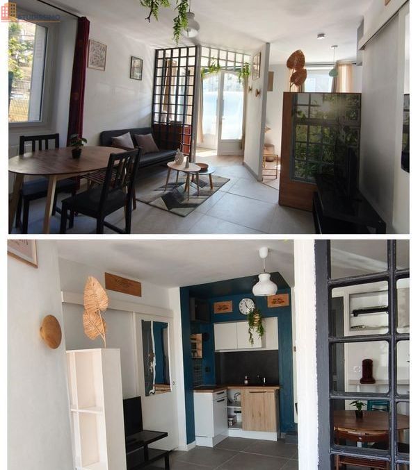 Studio meublé 24m² Alboussière 07440 - Meublé, lumineux - Photo 2
