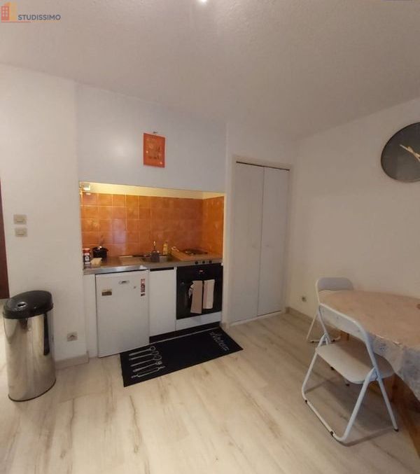 Studio meublé 23m² Ax-les-Thermes - Meublé, 1 pièce - Photo 2